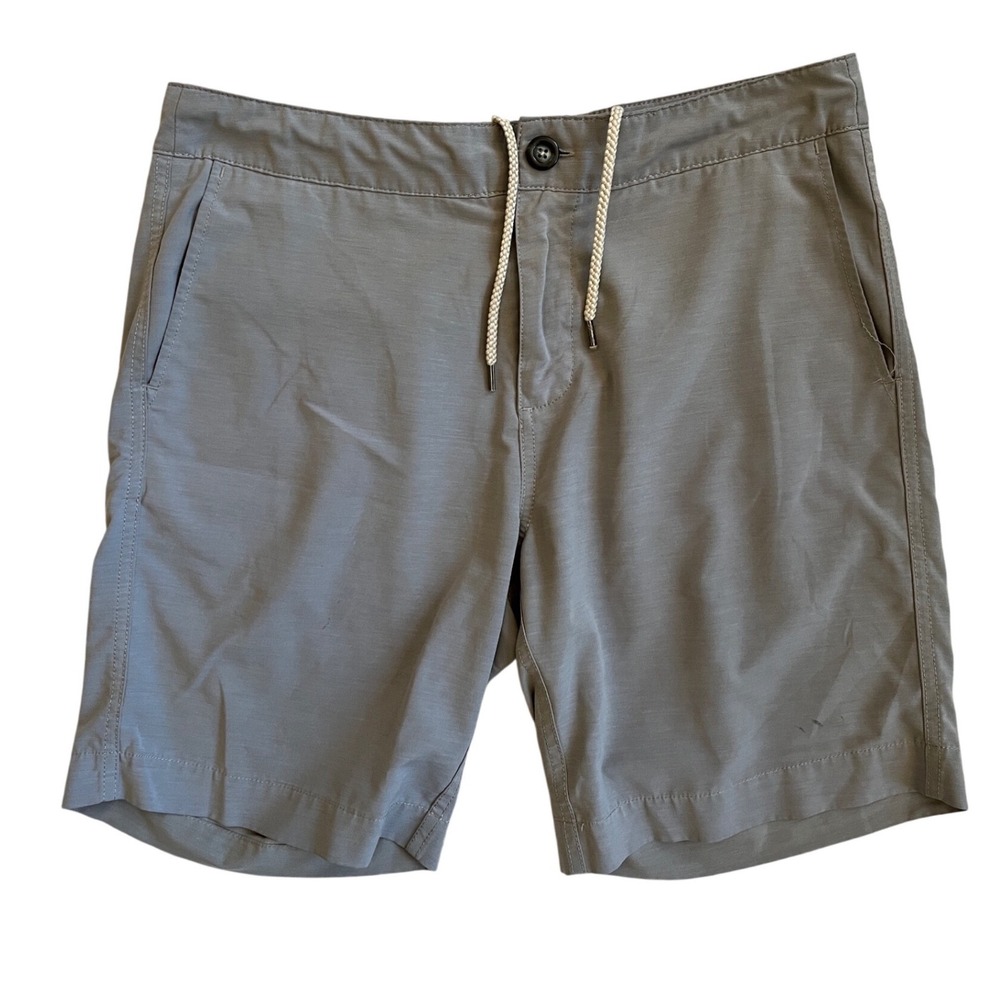 Faherty‎ All Day Shorts Mens 32 Gray Hybrid Board Shorts Quick Dry Stretch Swim
